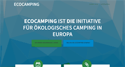 Desktop Screenshot of ecocamping.de