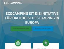 Tablet Screenshot of ecocamping.de