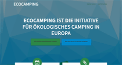 Desktop Screenshot of ecocamping.net